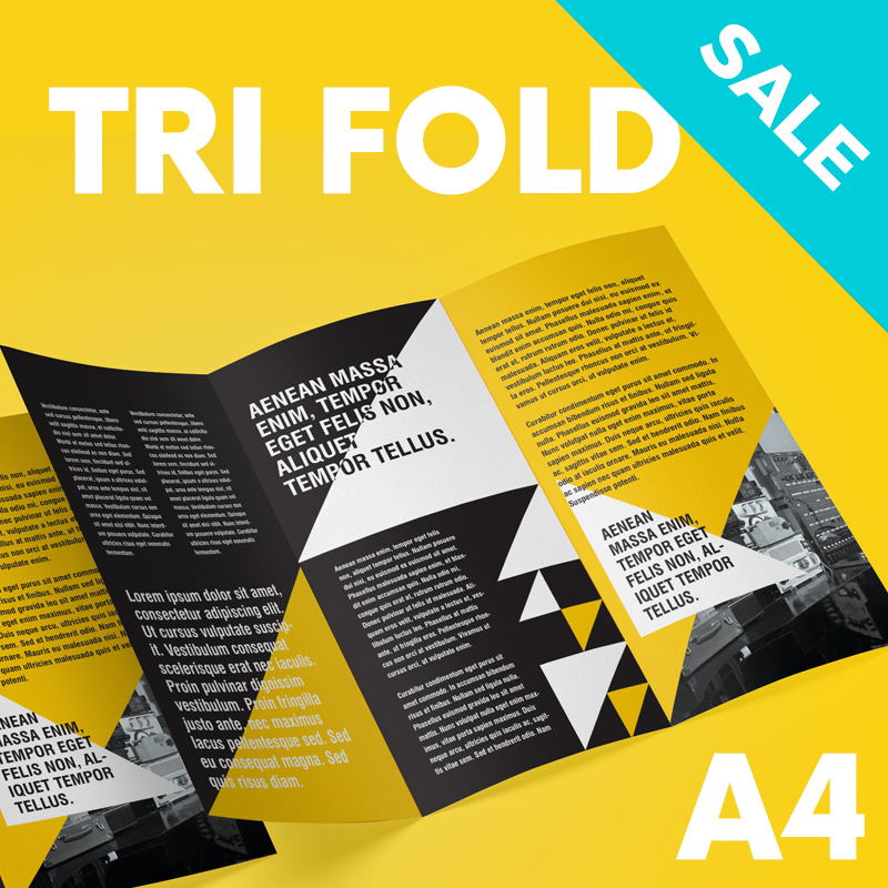 Tri fold A4